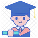 Graduacao Avatar Grau Ícone