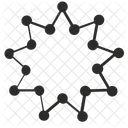 Complexe Forme Courbes Icône