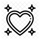 Forme De Coeur Amour Coeur Icône