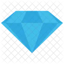 Forme De Pierre Precieuse Du Cote Diamant Bijou Icône