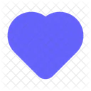 Forme Forme De Coeur Amour Icône