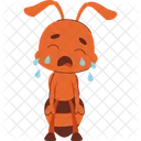 Formiga Chorando Triste Ícone