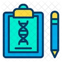Genetic Report Genetic Research Report Genetic Research Formula Icon