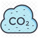 Fórmula de dióxido de carbono  Icono