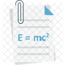 Emc 2 Formula De Einstein Fisica Icono