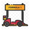 Formula One Racing Car F Car Icon