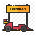 Formula One Racing Car F Car Icon