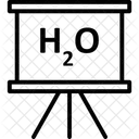 Formula Quimica Quimica Da Agua H 2 O Ícone