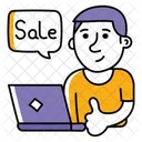 Formulaire de vente A Client  Icône