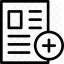 Formular hinzufügen  Symbol