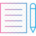 Formulario Nota Bloc De Notas Icon