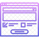 Formulario Casilla De Verificacion Sitio Web Icono