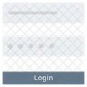 Formulario Login Login De Usuario Ícone