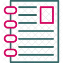 Formulario Nota Bloco De Notas Icon