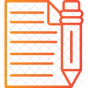 Formulario Nota Bloc De Notas Icon