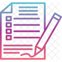 Formulario Nota Bloc De Notas Icon