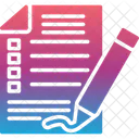 Formulario Nota Bloc De Notas Icon