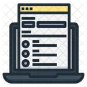 Formulario Dados Computador Icon