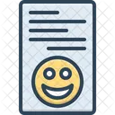 Formulário de classificação  Ícone