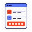 Formulario de comentarios  Icono