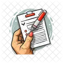 Formulario Documento Layout Da Web Ícone