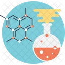 Moleculaire Formule Chimie Icône