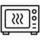 Forno De Microondas Fogao Torrador Ícone
