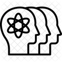 Forschungsgruppe Marktforschung Atom Symbol