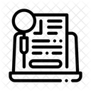 Forschungsvereinbarung  Symbol