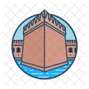 Fort Jefferson Famous Building Landmark Icon