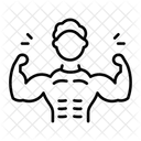 Fuerza Poder Fuerte Icono
