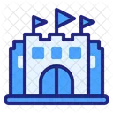 Fortaleza Castelo Palacio Ícone