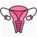 Fortpflanzungssystem Eierstock Vagina Symbol