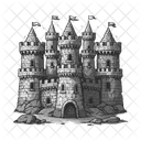 Castle Building Tower Icon
