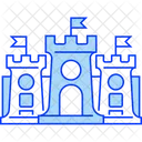 Fortress Castle Building Icon