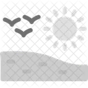 Desert Arid Land Icon