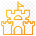Fortress Castle Building Icon