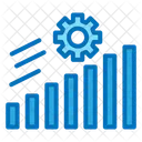 Fortschritt Geschaft Prozess Icon