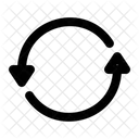 Fortschritt Aktualisierung Synchronisierung Symbol