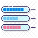 Fortschrittsbalken Fortschrittsdiagramm Horizontal Symbol