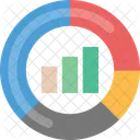 Fortschritt Diagramm Kreis Symbol