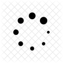 Fortschritt Ring Punkte Icon