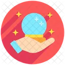 Crystal Future Palm Icon