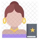 Fortune Telling Woman Woman Book Icon
