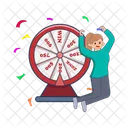 Jackpot Winner Spin Icon