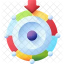 Fortune Wheel Gambling Wheel Icon