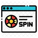 Fortune Wheel Gambling Poker Icon