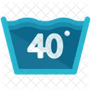 Forty Degrees Sign Icon