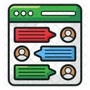 Forum Chatting Communication Icon
