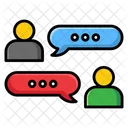 Forum Discussion Speech Bubbles Coworkers Consulting Icon